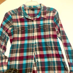 Women's Long-Sleeved Organic Cotton Flannel Shirt